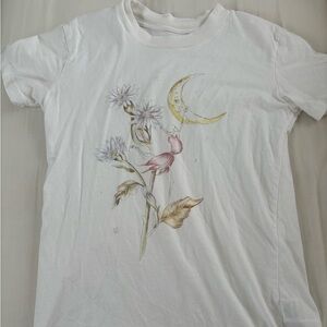 Cotton on floral skeleton tee